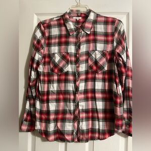 Women’s MAURICES Christmas Plaid Flannel